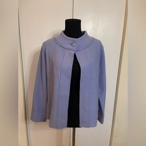 Jones New York poncho sweater purple lilac